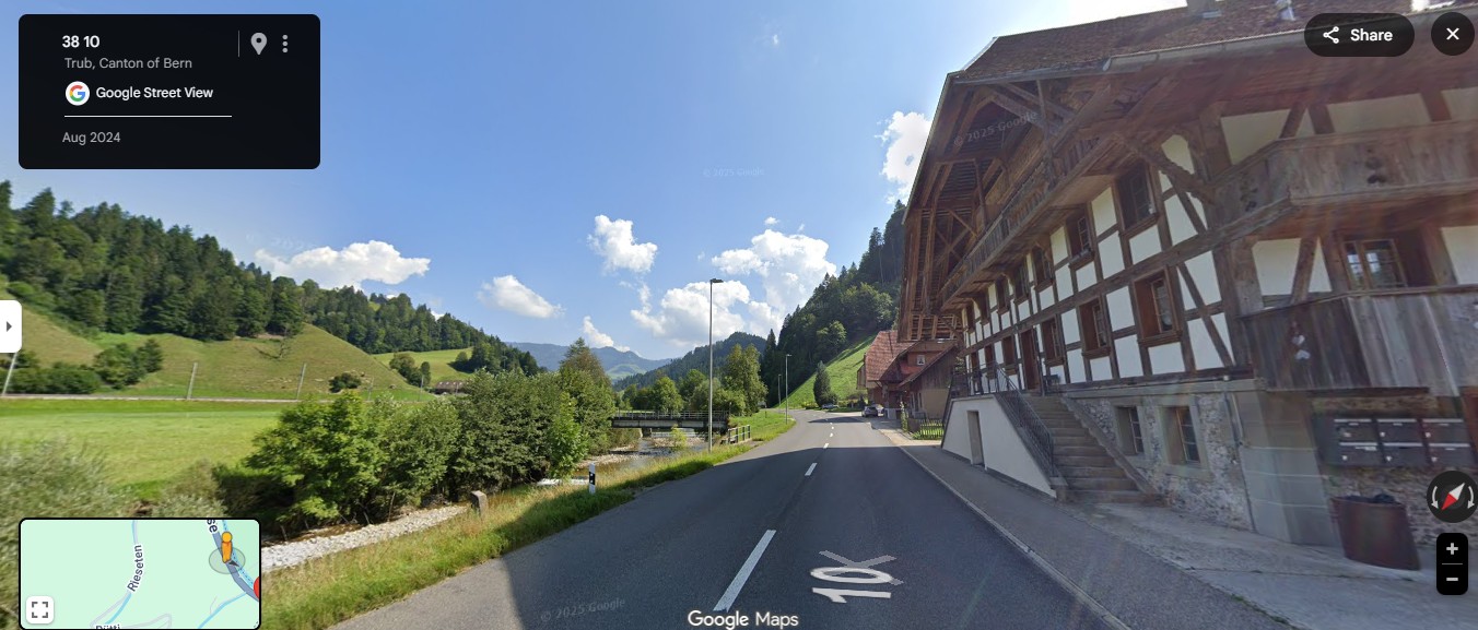 Régióátlépés: Luzern Kanton -> Bern Kanton