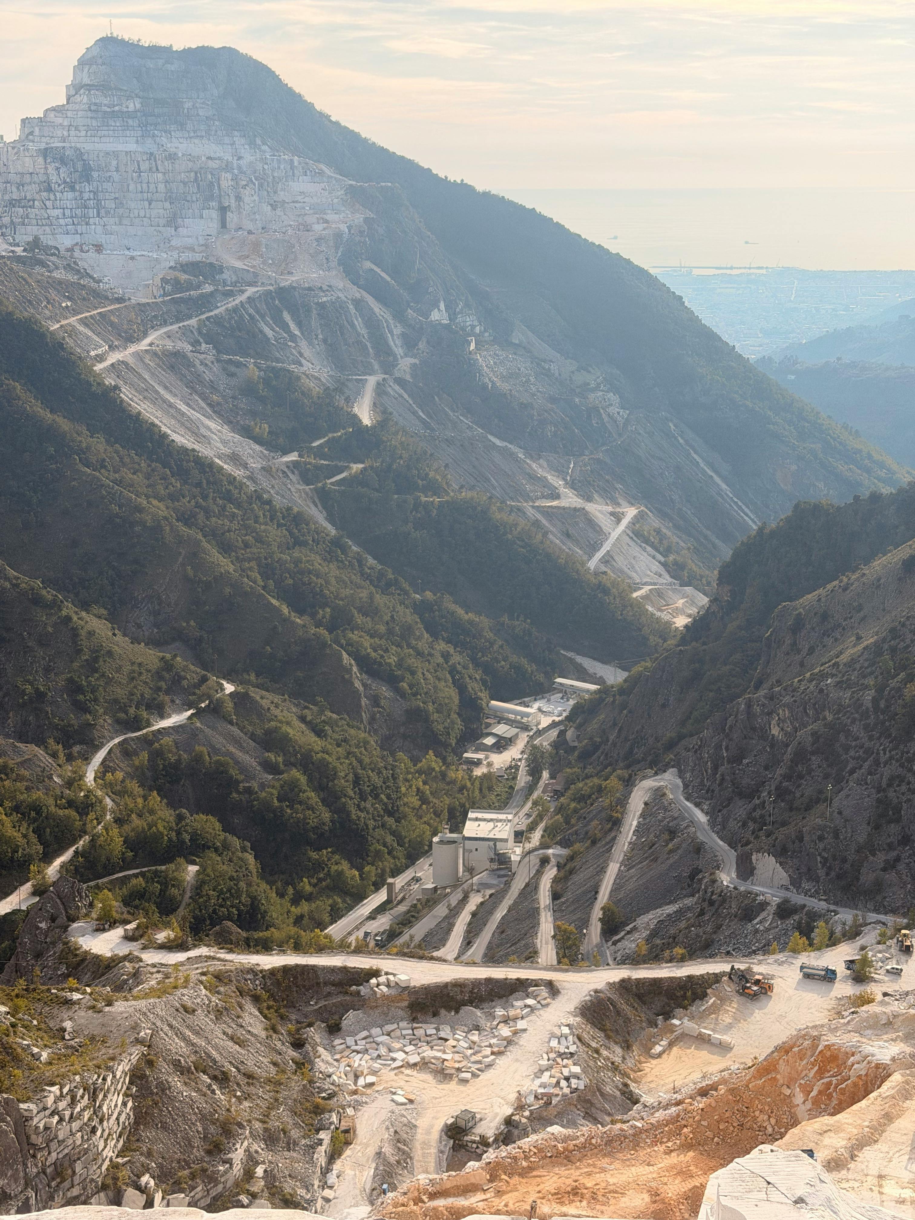 Carrara, márványbányák környéke (Torano térség)
