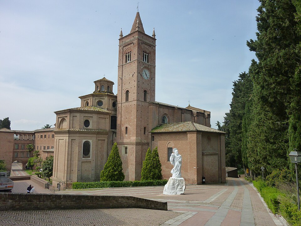 Abbazia di Monte Oliveto Maggiore, bencés apátság
